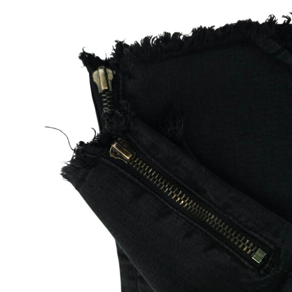 KanCan Ankle Zip Mid Rise Jeans Womens Size 27 Black Stretch Skinny Denim - Picture 7 of 15